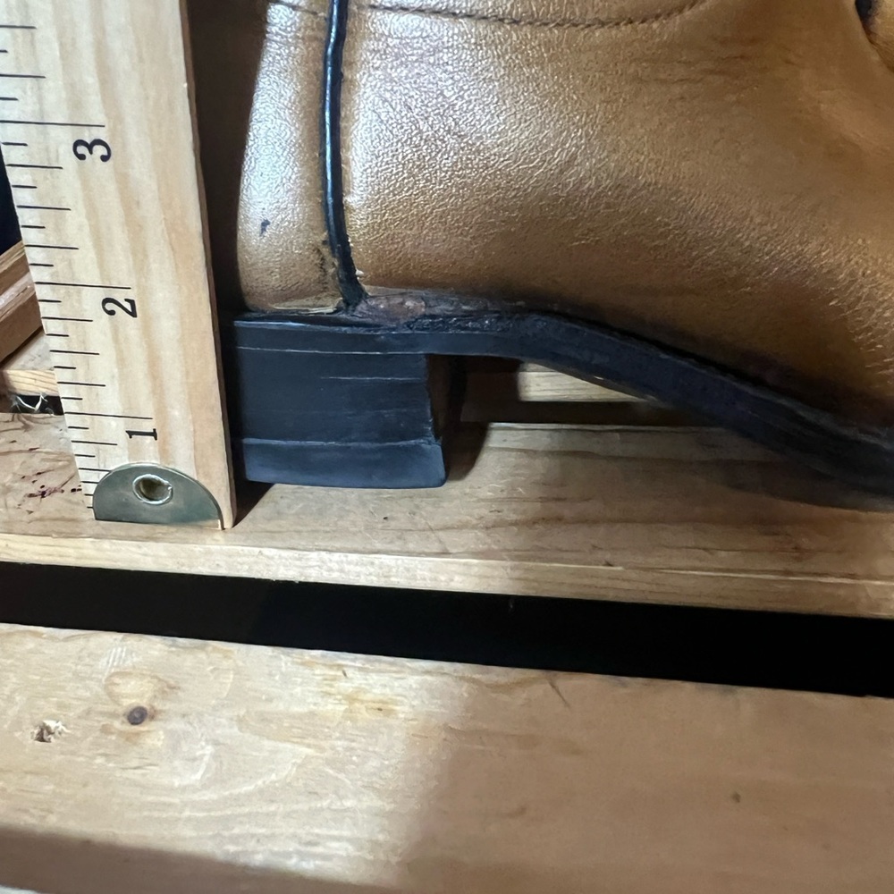 Acme Women's Metallic Gold Western Boots. Size 7.5? - Picture 6 of 14
